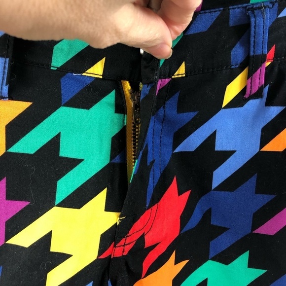 Loudmouth Ladies Razzle Dazzle WC Pants Sz 2 NWT Cropped Capri Golf Colorful - Picture 5 of 6